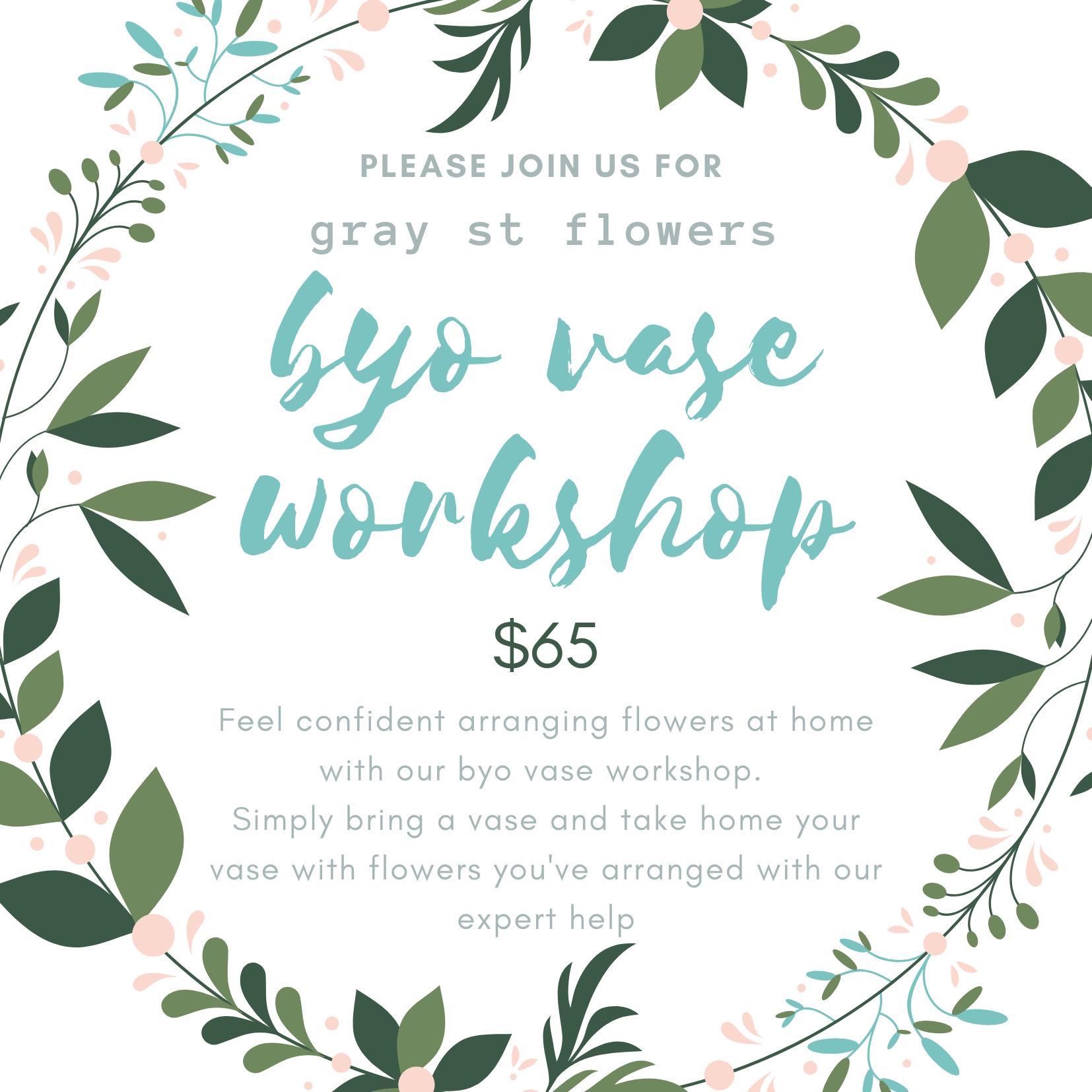 BYO Vase Workshop - Register your interest